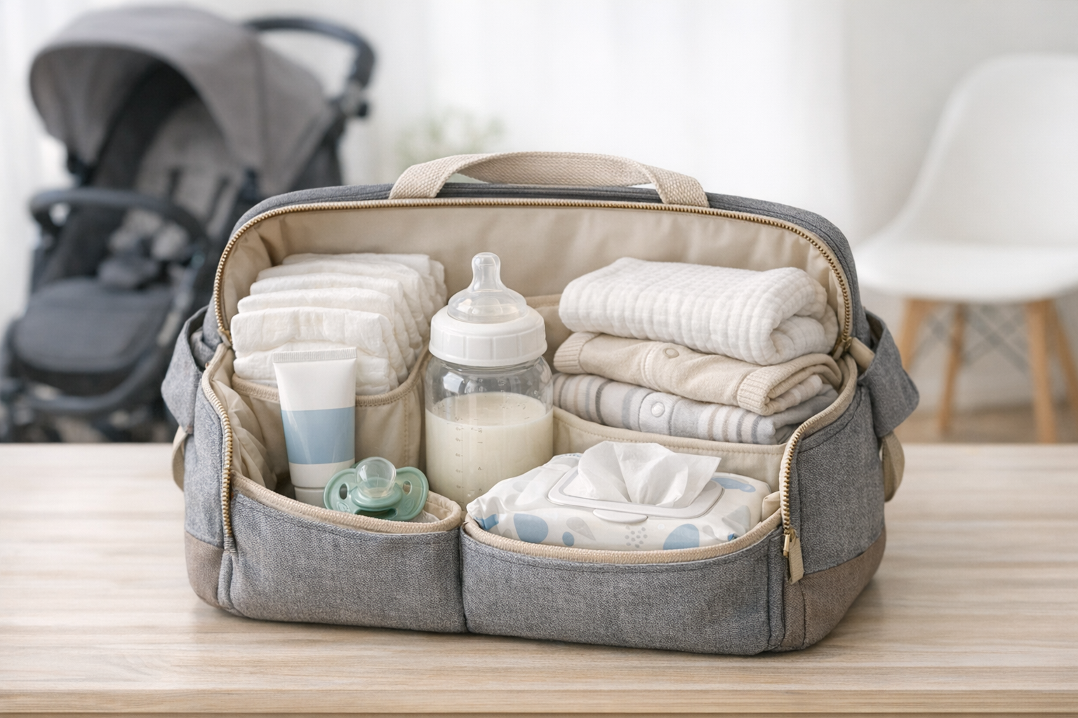 Checklist da bolsa do bebê: o que levar em cada passeio